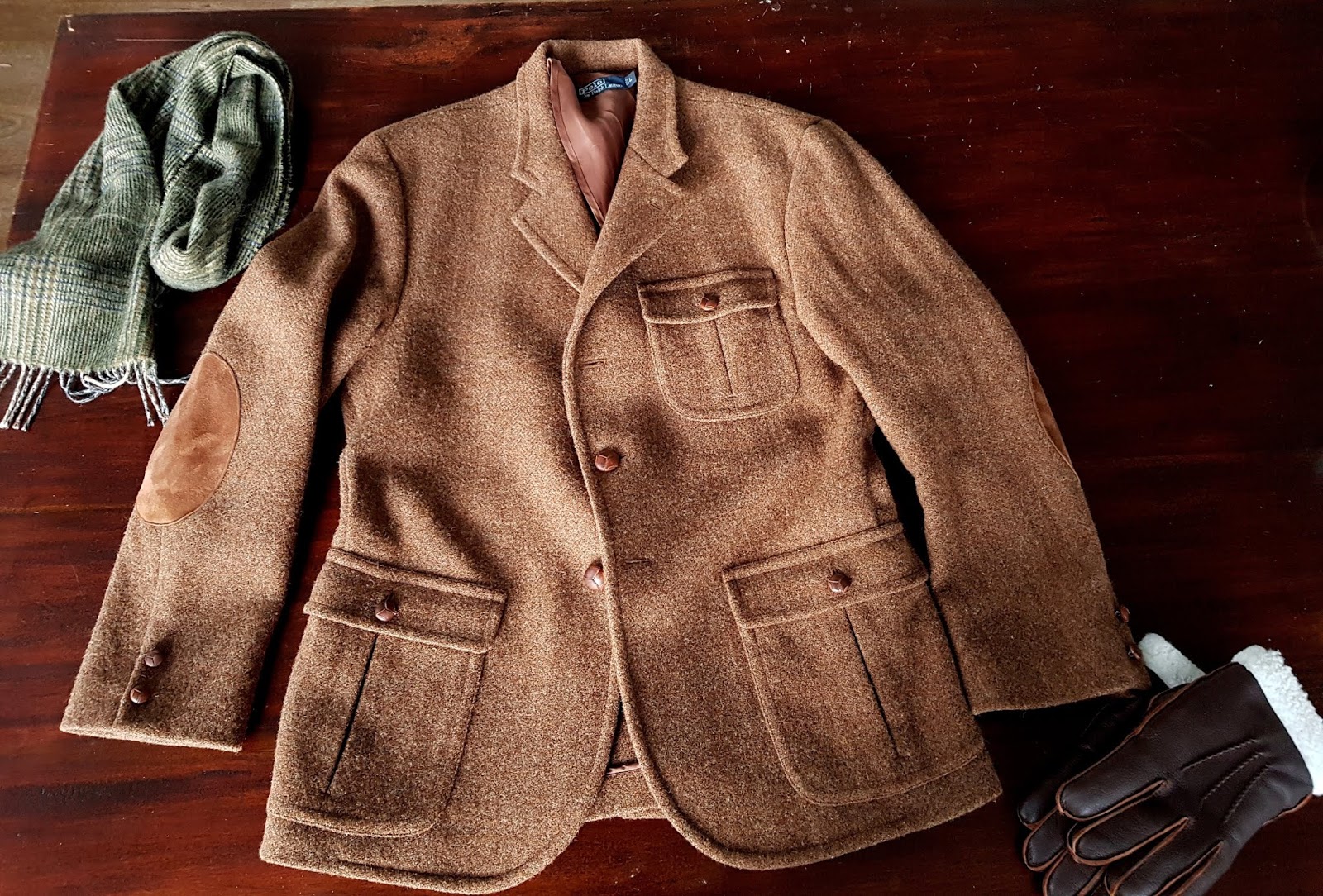 Landless Gentry: Ralph Lauren Tweed Half-Norfolk Jacket