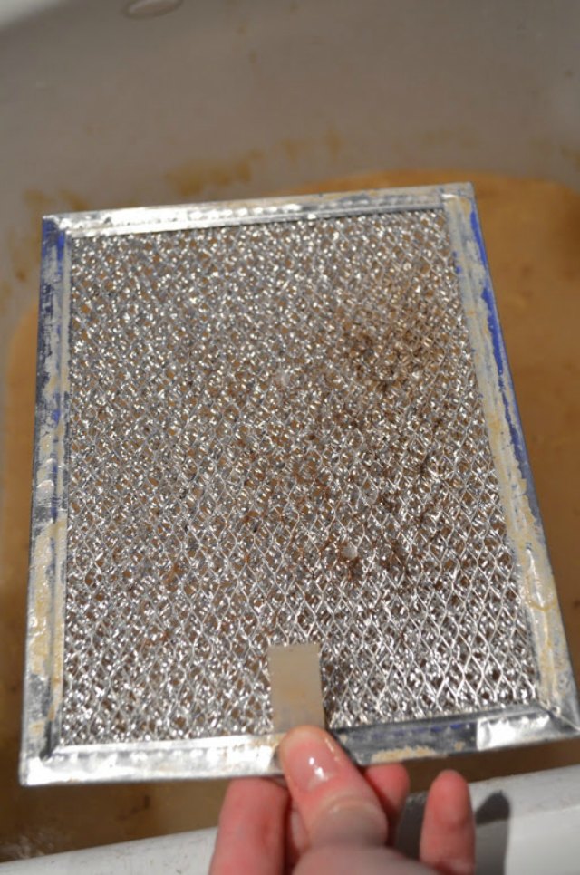 How To Clean A Greasy Hood Vent Filter Cleaning Serena Bakes Simply