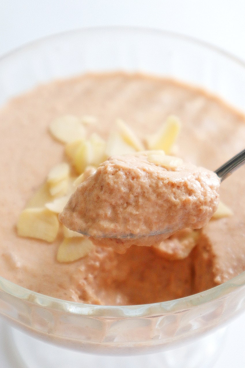 LOQUAT AND CONDENSED MILK MOUSSE from my orchid kitchen