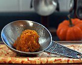 October - Homemade Kabocha Squash Pumpkin Purée