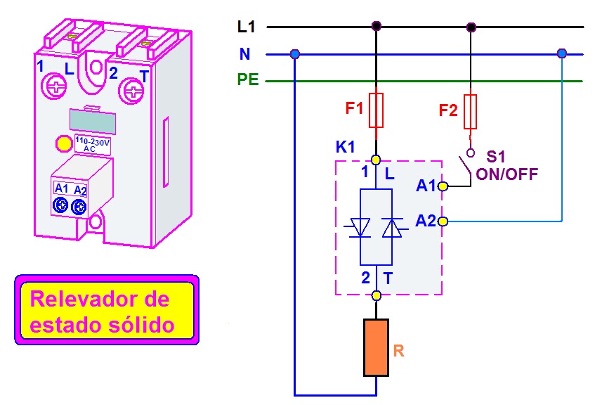 Conheca O Rele De Estado Solido Circuit Diagram Electronic Circuit Images