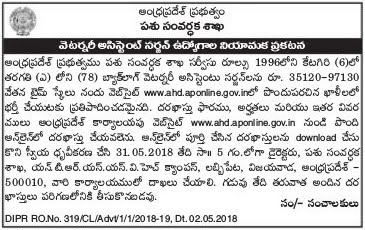 AP Animal Husbandry Veterinary Assistant Surgeons Recruitment 2018 appsc veterinary assistant surgeons recruitment,AP Animal Husbandry Veterinary assistant surgeons Recruitment,scheme of exam,selection procedure,syllabus,last date for apply,written exam date,hall tickets,results