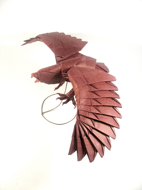 Águila diseñada por Nguyen Hung Cuong (versión 2006) | El arte del Origami