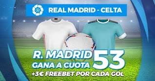 Paston Megacuota Real Madrid vs Celta 2-1-2021 Paston Megacuota Real Madrid vs Celta 2-1-2021