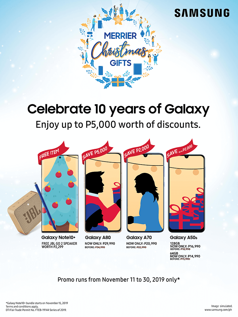 Sale Alert: Samsung Holidays 2019 bundle announced, offers up to PHP 8,000 off!