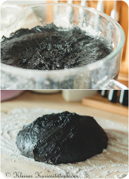 Schwarze Burger Brotchen Black Burger Buns