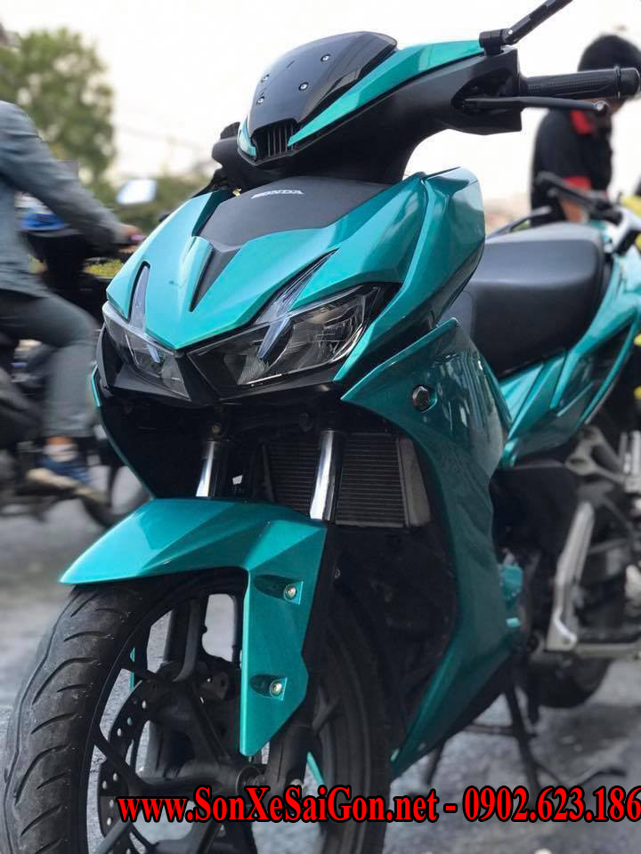 Sơn xe máy Honda Winner X màu xanh lục bảo cực đẹp tại TP.HCM - SƠN XE ...
