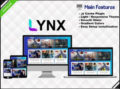 Lynx - Creative & Responsive Blogger Template - Blogger Template 2023