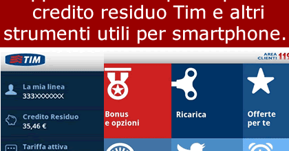 App Android Come Sapere Il Credito Tim