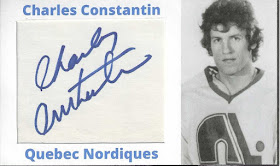 Charles Constantin Quebec Nordiques Hockey Jersey