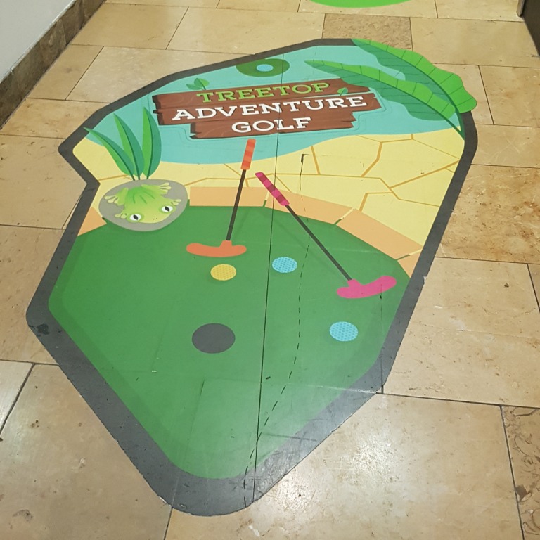 The Ham and Egger Files Treetop Adventure Golf at St David's in Cardiff