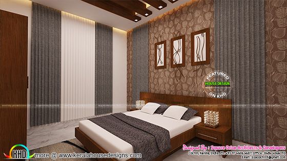 Bedrooms interior design Kerala