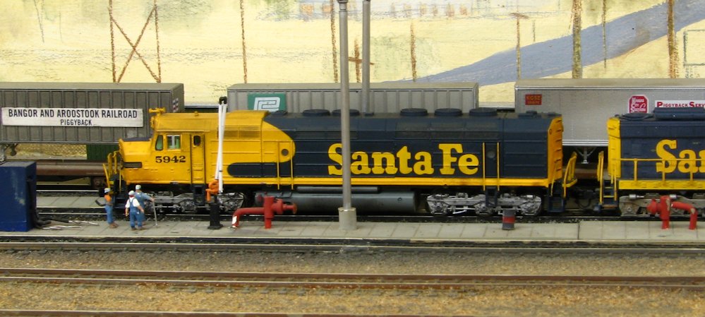 Needles Division Santa Fe RR N Scale: 2014-04-13