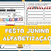 Atividades de alfabetização coloridas - festa junina