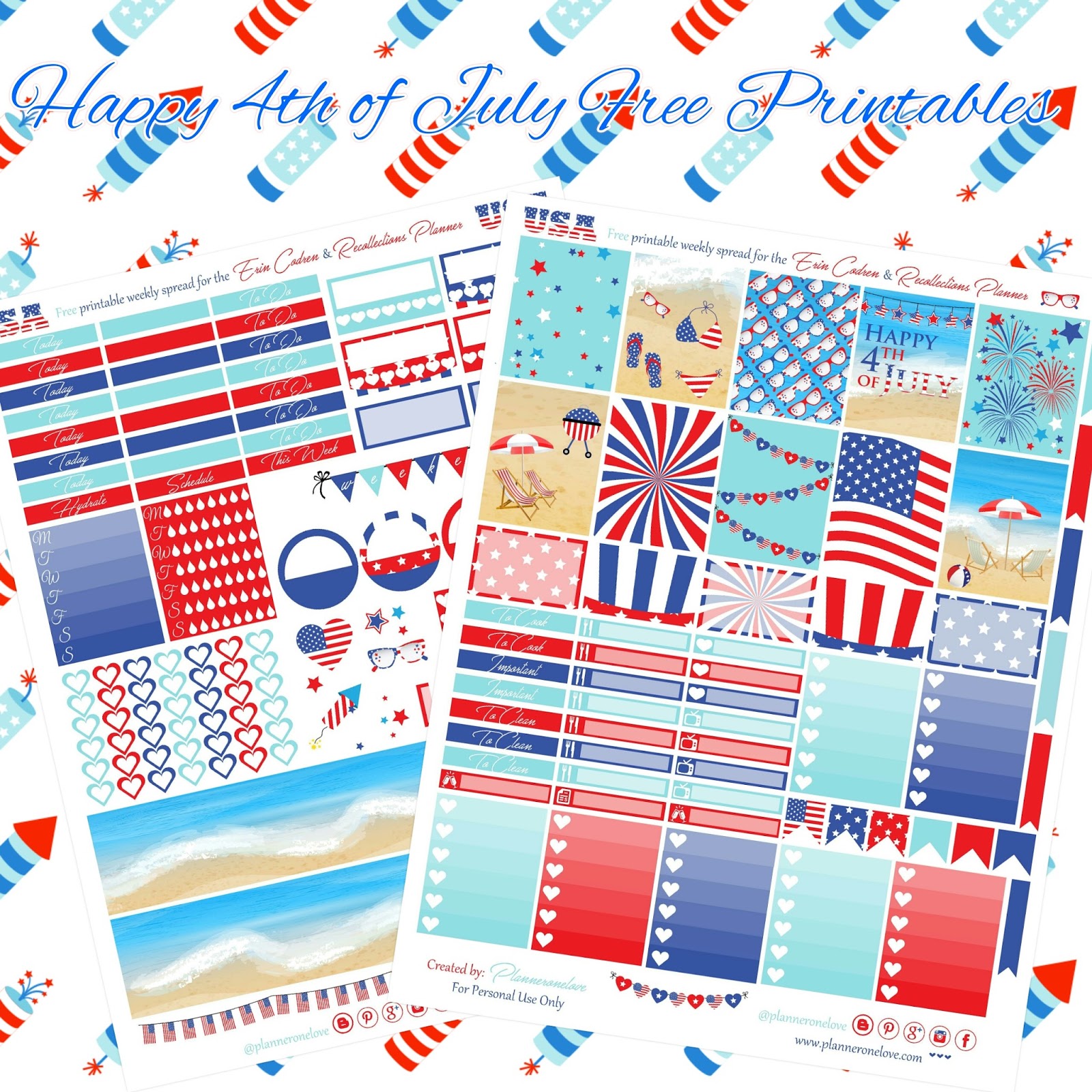 Beach BBQ Recollections Weekly Planner Happy Planner Weekly Stickers EC Beach BBQ Recollections Weekly Planner Happy Planner Weekly Stickers EC