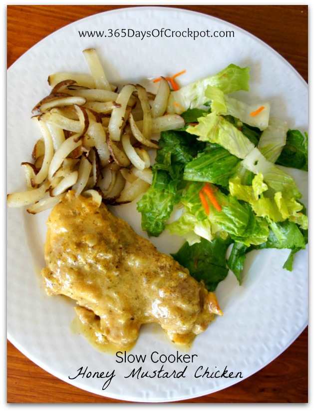 Recipe for Slow Cooker Honey Mustard Chicken - 365 Days of Slow Cooking ...