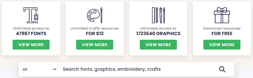 Get access to thousands of craft files