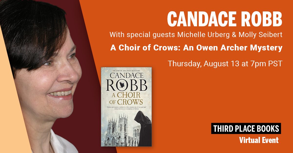 Shoreline Area News: Third Place Books presents Candace Robb, author of ...
