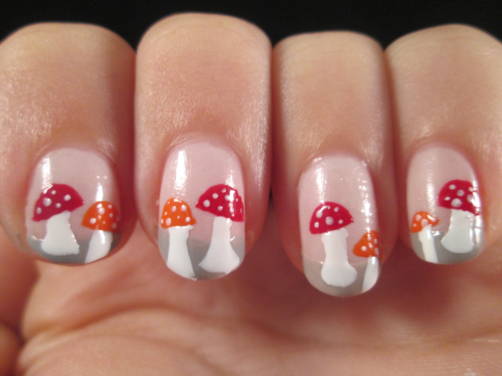 Mushroom Nail Art