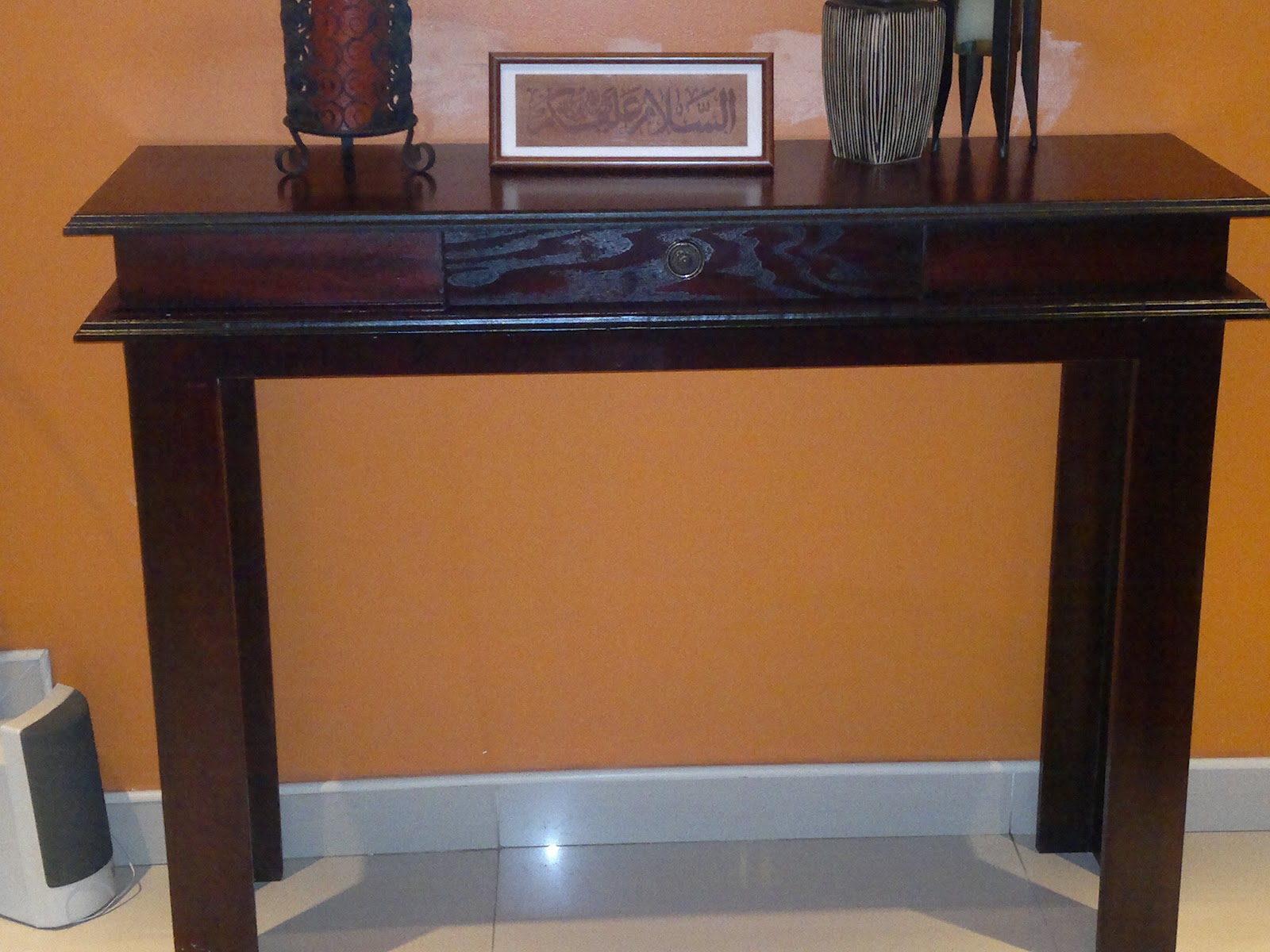 Custom Carpentry Entrance Hall Table with Drawer