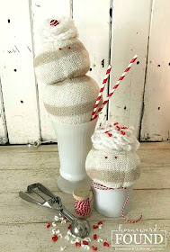 DIY, Fourth of July, original designs, re-purposing, red white and blue, summer, sweaters, Sweet Sweater Pops, Sweet Sweater Sandbabies, Sweet Sweater Scoops, Sweet Sweater Snowmen, foofoo Faux Food