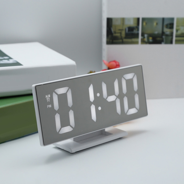 DS3618L Jam Meja Digital LED Mirror Alarm Clock DS3618L Puserba