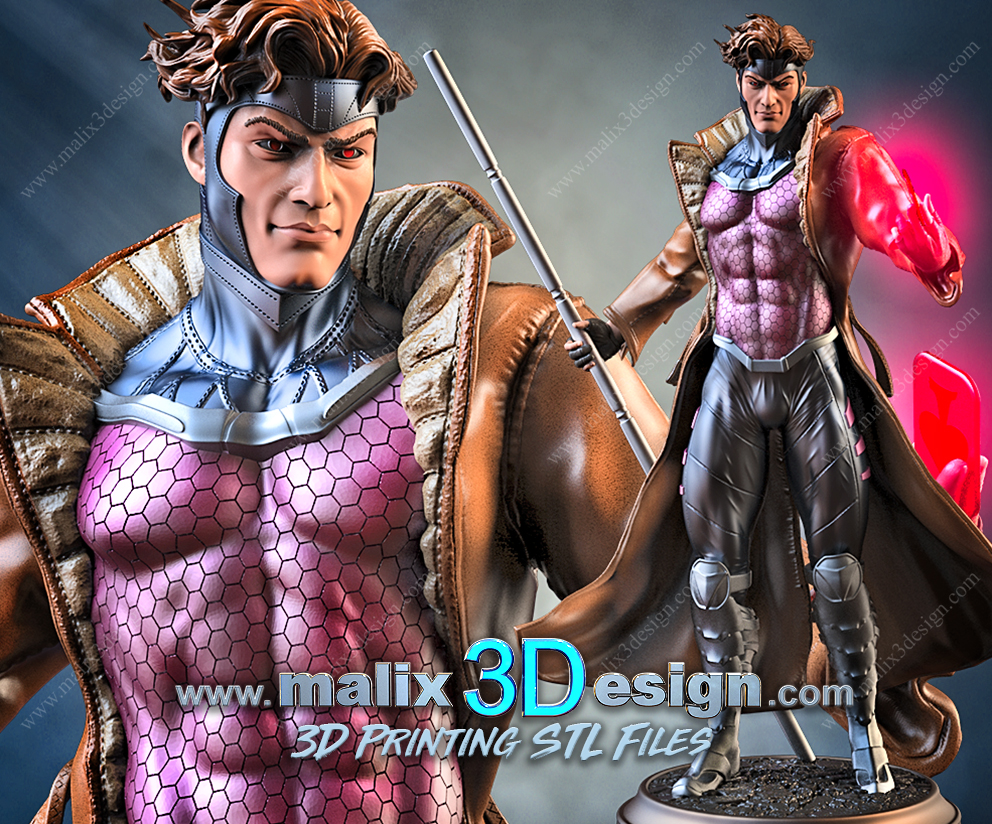 Gambit Stl Files Www Malix3design Com Sanix 3d Designer