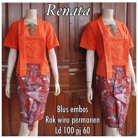 5 Model Baju Kebaya Embos Renata 100rb