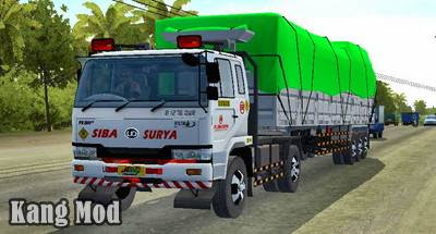 mod nissan pk trailer varian bak terpal