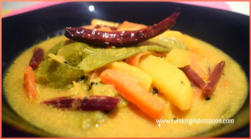 Indian Recipe, Vegetarian, Vegan, Bengali Recipe, Beetroot, Flat Bean, Sheem, Food Blog, Sheem-Data Chorchori (Bengali Style mixed vegetable in Mustard Sauce), Rumki's Golden Spoon