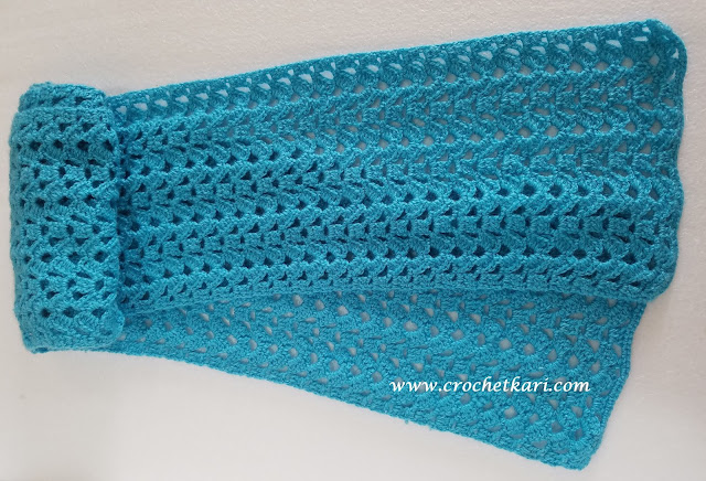 crochet brooke scarf free pattern