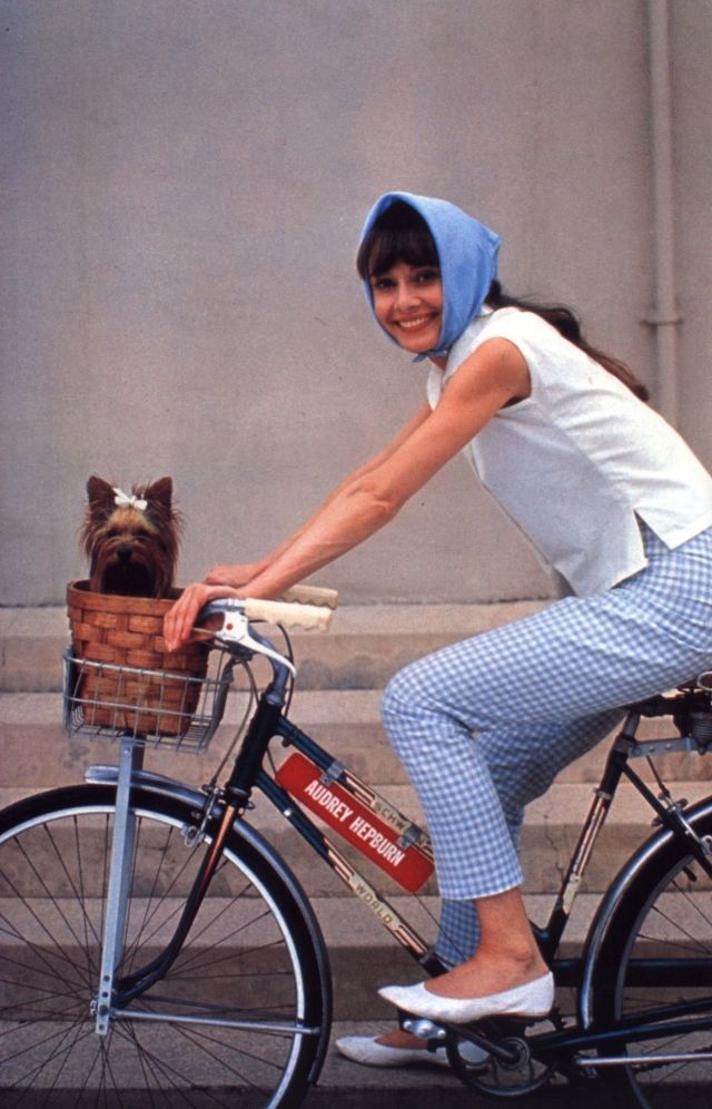 audrey hepburn motorcycle