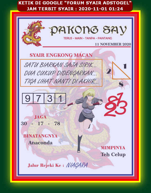 1 New Message Kode Syair Hongkong 11 November 2020 Forum Syair Togel Hongkong Singapura Sydney