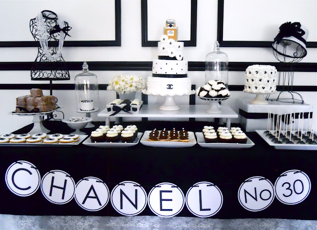 Chic Coco-Chanel Inspired 30th Birthday - Birthday Party Ideas for Kids