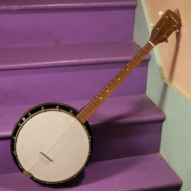 1960s Kaymade Silvertone Resonator Tenor Banjo