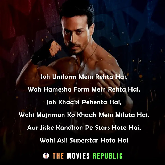 baghi movie dialogues, baghi movie quotes, baghi movie shayari, baghi movie status, baghi movie captions