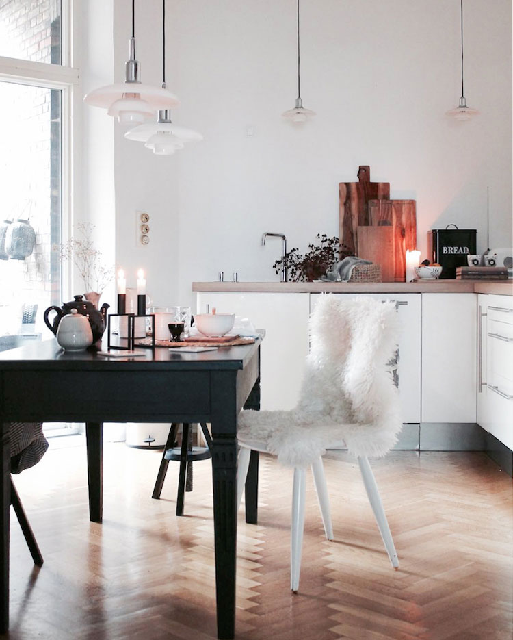 Elegant apartment of Danish blogger