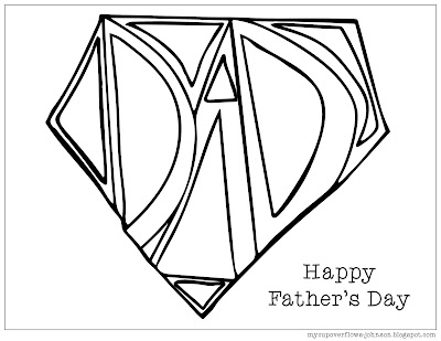 father's day coloring page