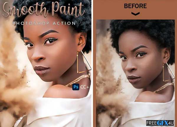 Graphicriver - Smooth Paint Photoshop Action Smooth Paint Photoshop Action