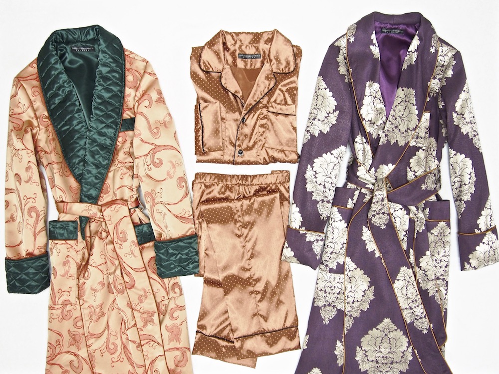 matching pjs and dressing gown