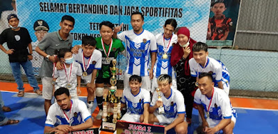 Ridwan Noviar Menutup Turnamen Futsal Bupati CUP Tahun 2020, Regintan MU FC Juaranya 
