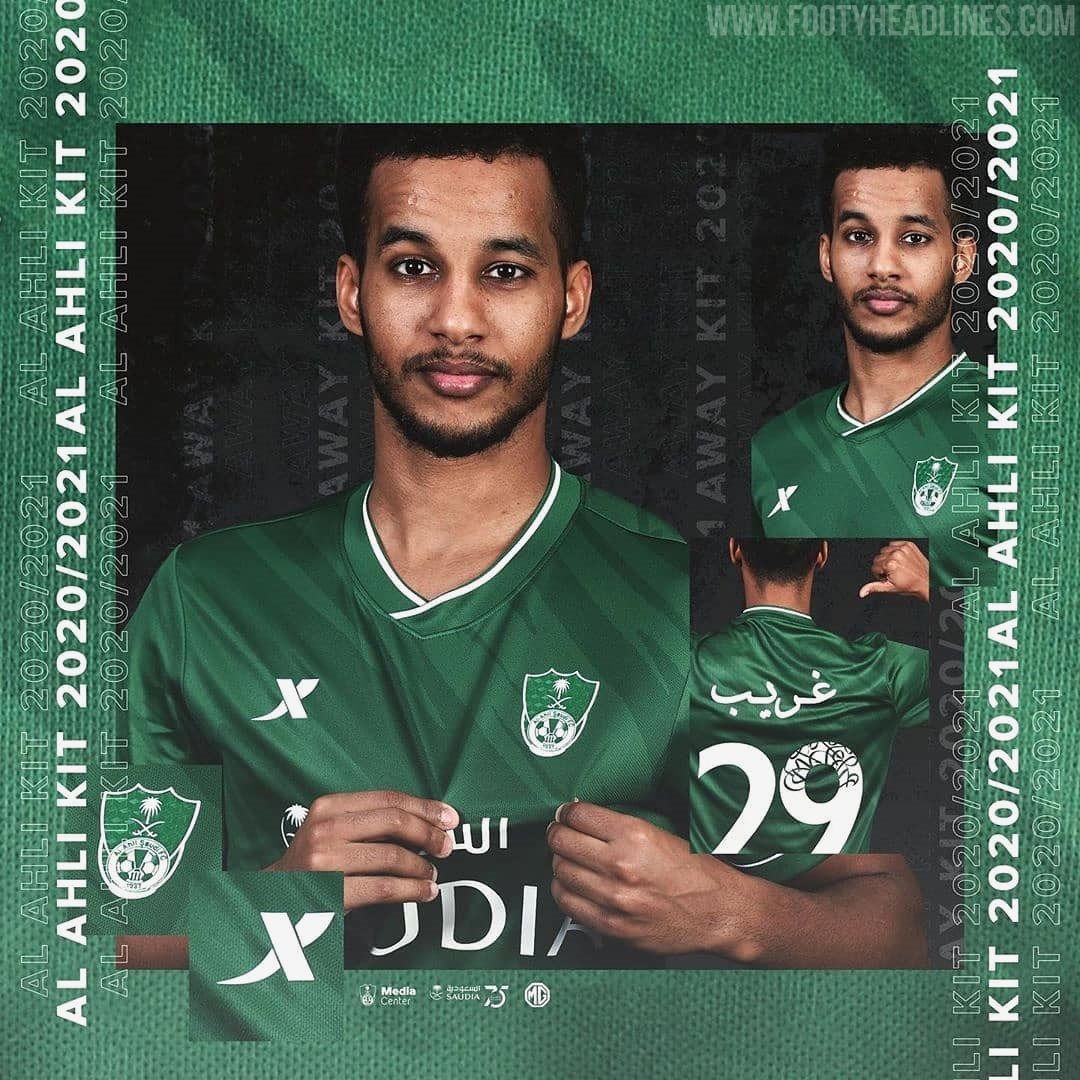 No More Puma / Lion Xtep Al Ahli Saudi 2021 Home & Away Kits