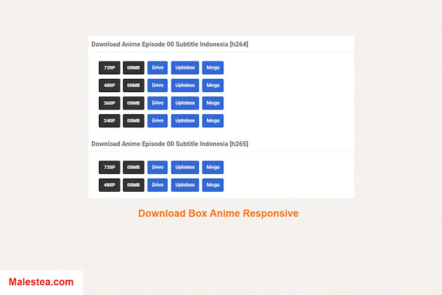 Cara Membuat Download Box Anime Responsive