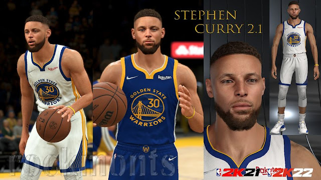 Stephen Curry Cyberface v2.1 by Emnashow | NBA 2K22