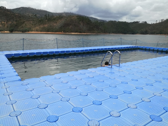 Piscina Fluvial para adultos na Zaboeira