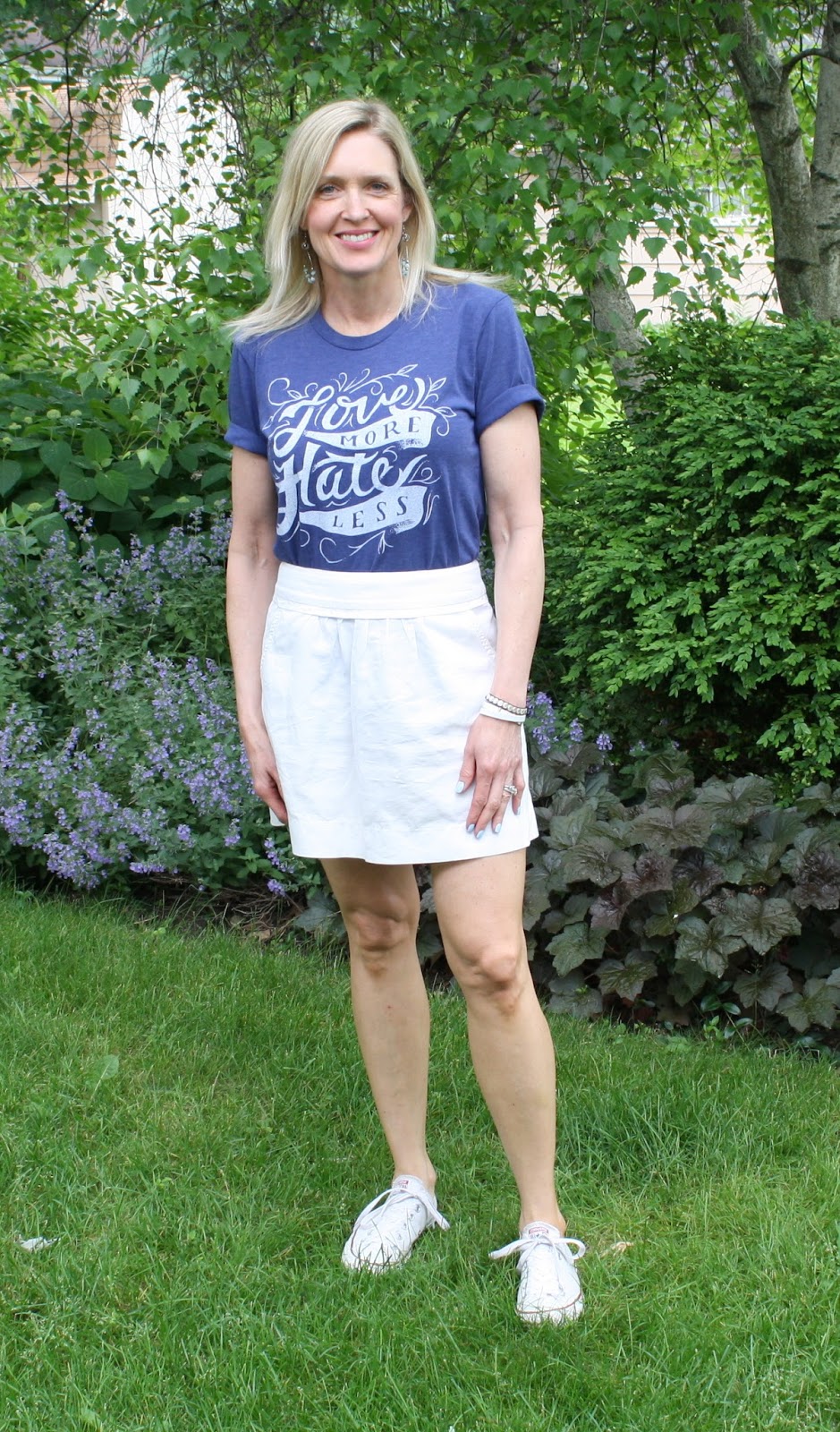 J.Crew Skirt_KY Brewed Tee_Converse