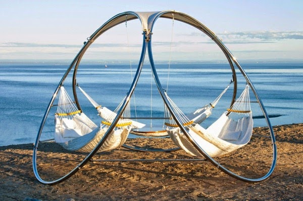 Garden hammock chairs and hammocks