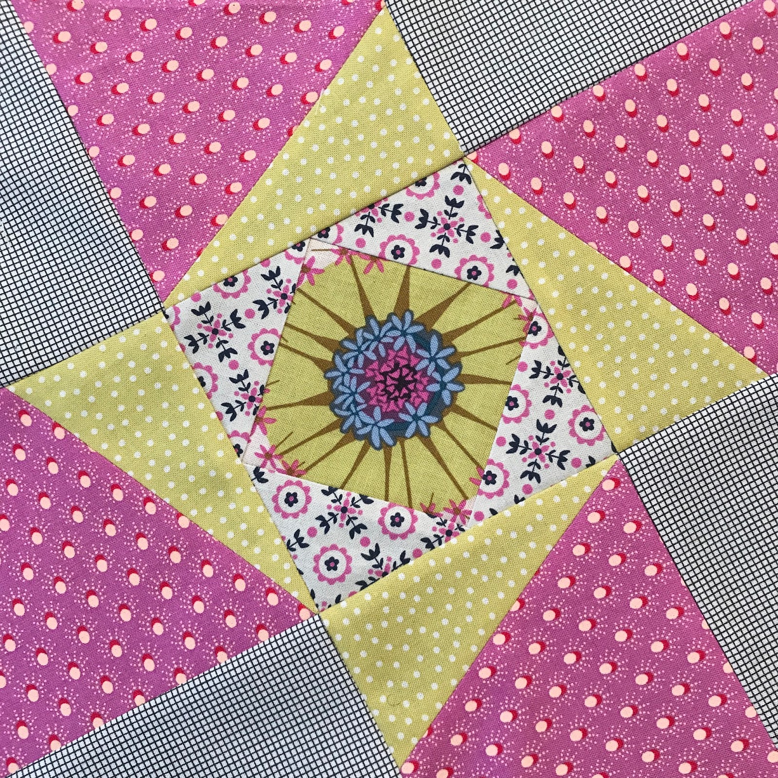 Sew Some Sunshine Delilah Quilt Block 8