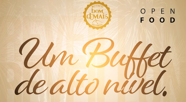 Um Buffet de alto nível no Revéillon do Bom Demais para você e sua família!