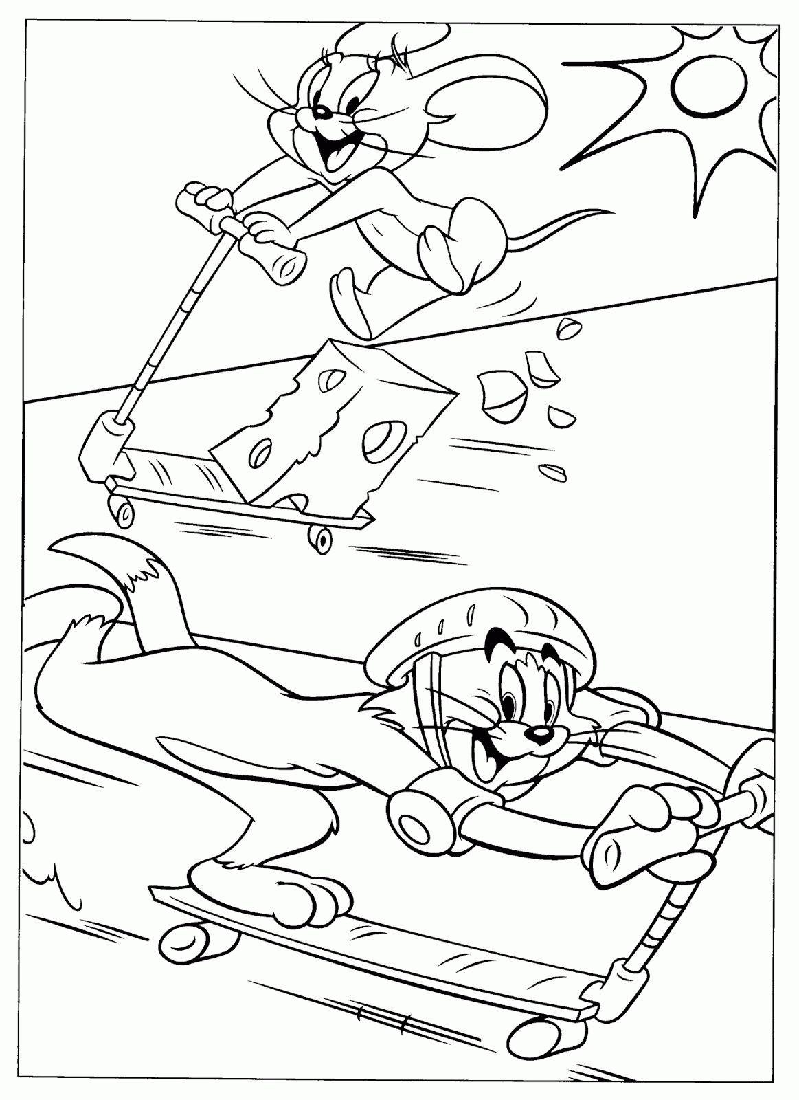 Tom And Jerry Printable Coloring Pages Tom And Jerry Printable Coloring Pages